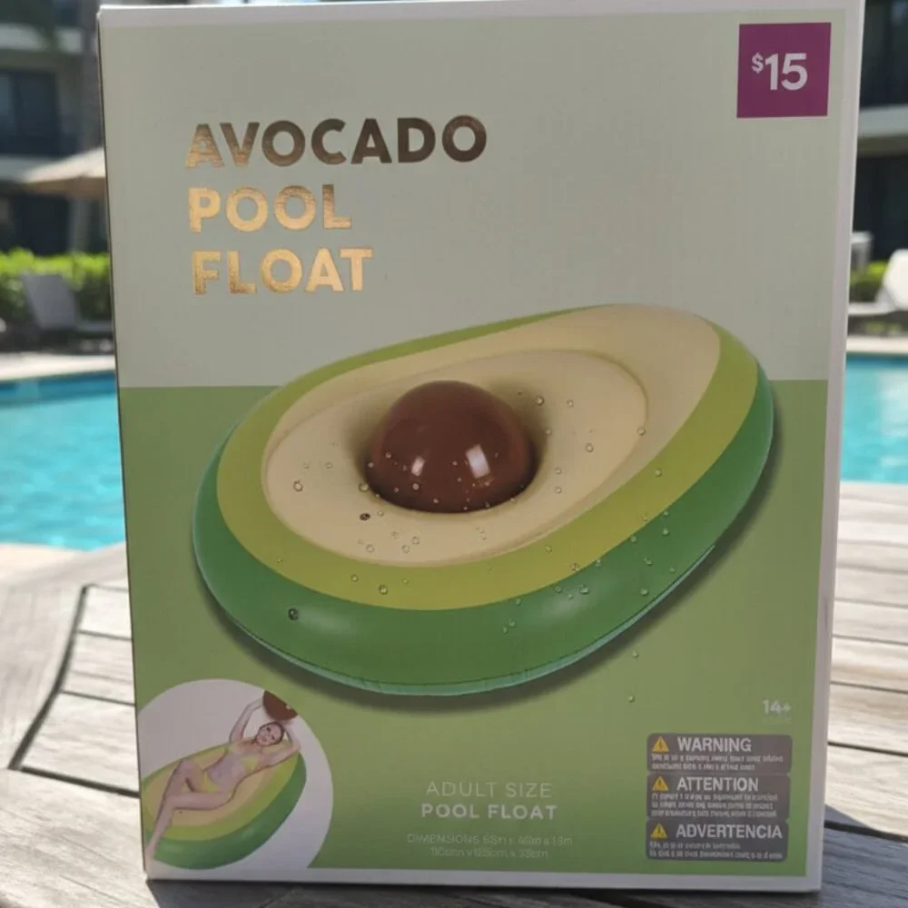 Avocado Pool Float - Picture 1 of 2